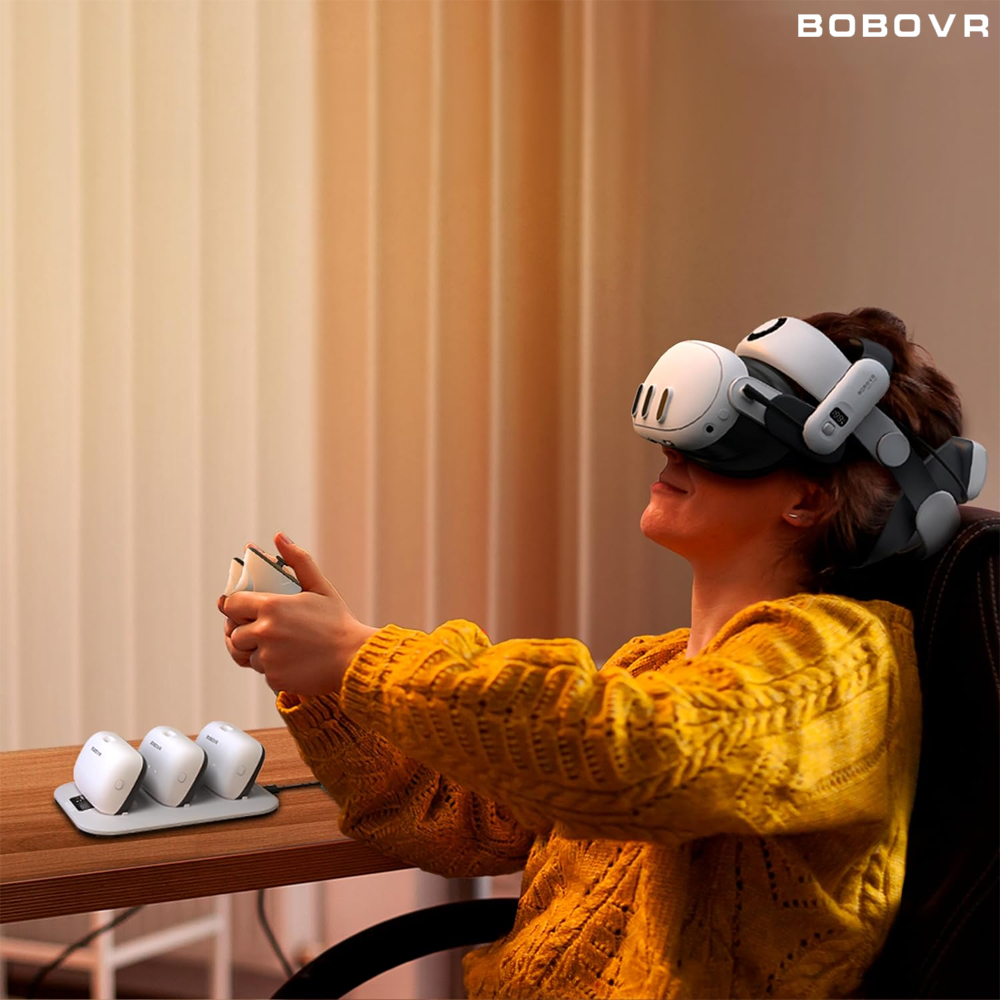 메타퀘스트3 배터리 트리플 충전스테이션 BOBOVR BD3 악세사리 이미지 7