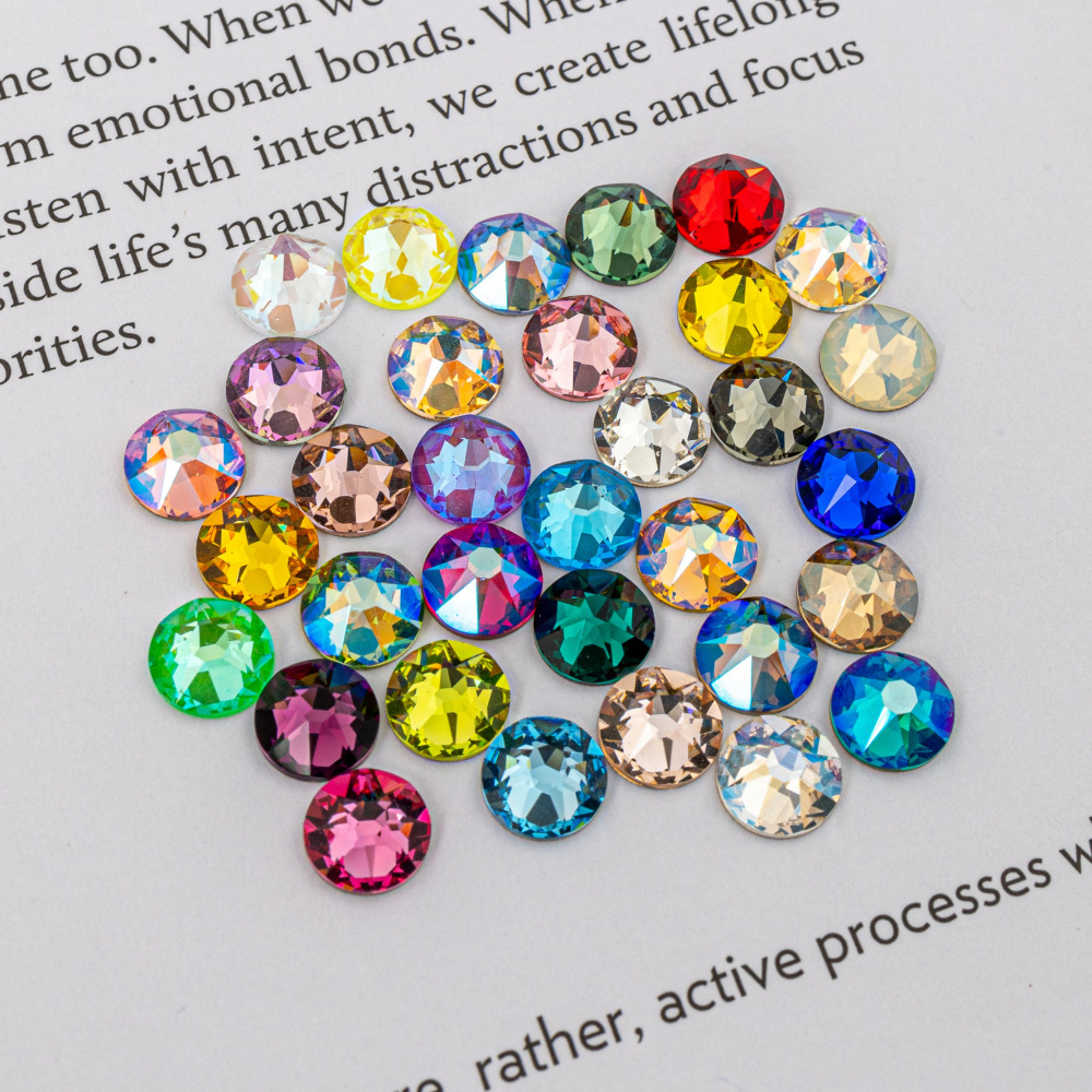 스와로브스키 2088 ss3 100개 1.5mm 크리스탈 평스톤 네일아트 스톤파츠