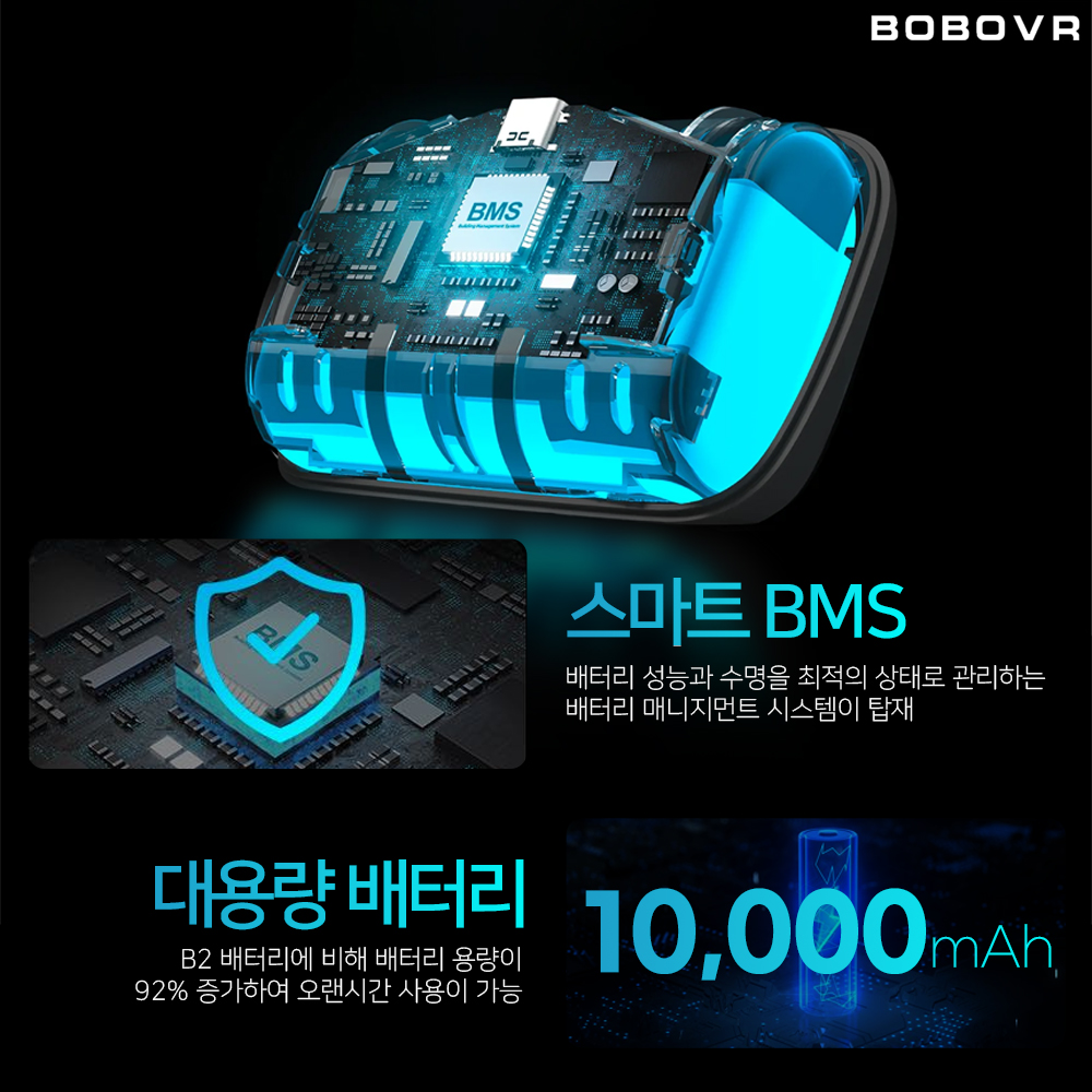 메타퀘스트3 배터리 신형단품 BOBOVR B100 악세사리 - 상세 이미지 2