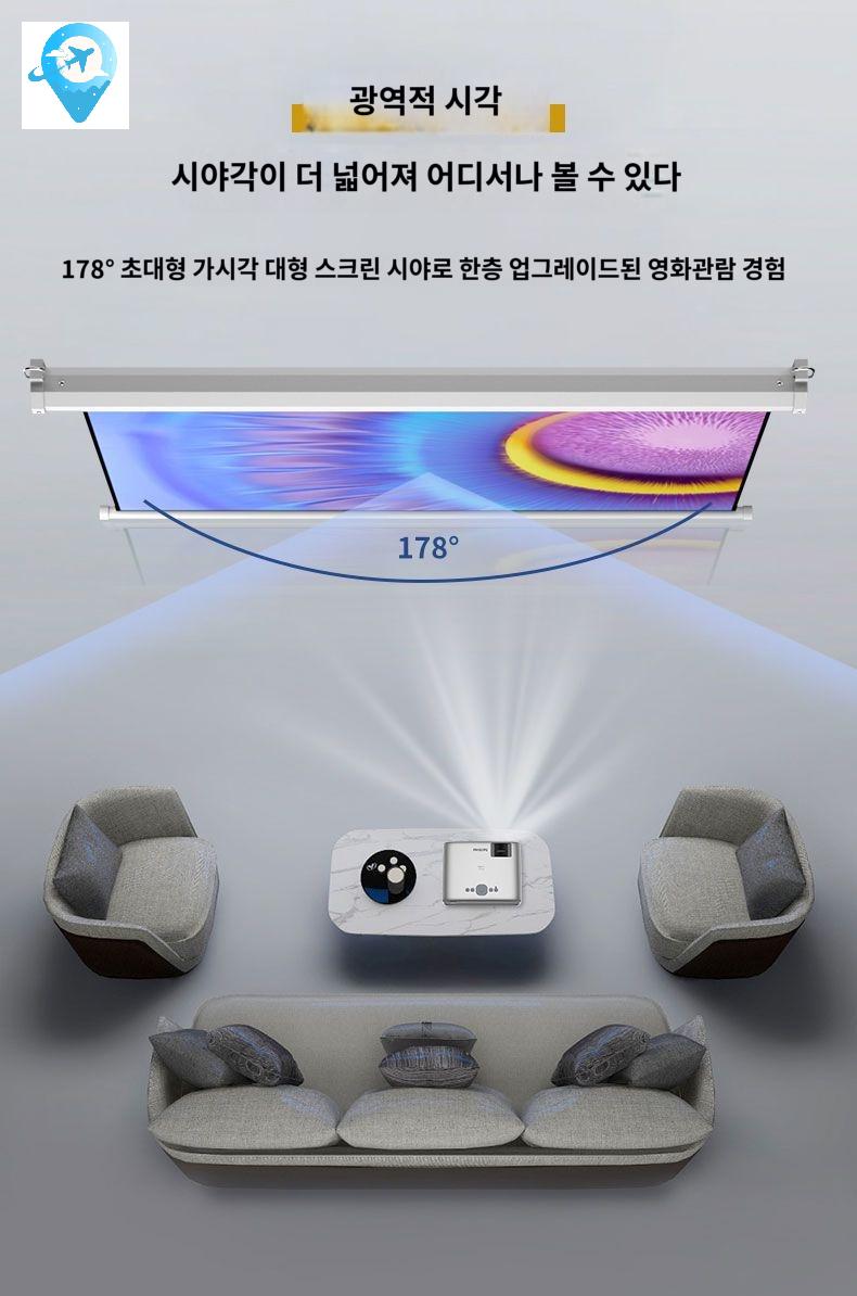 스크린 전동 벽걸이스크린 - 상세 이미지 5