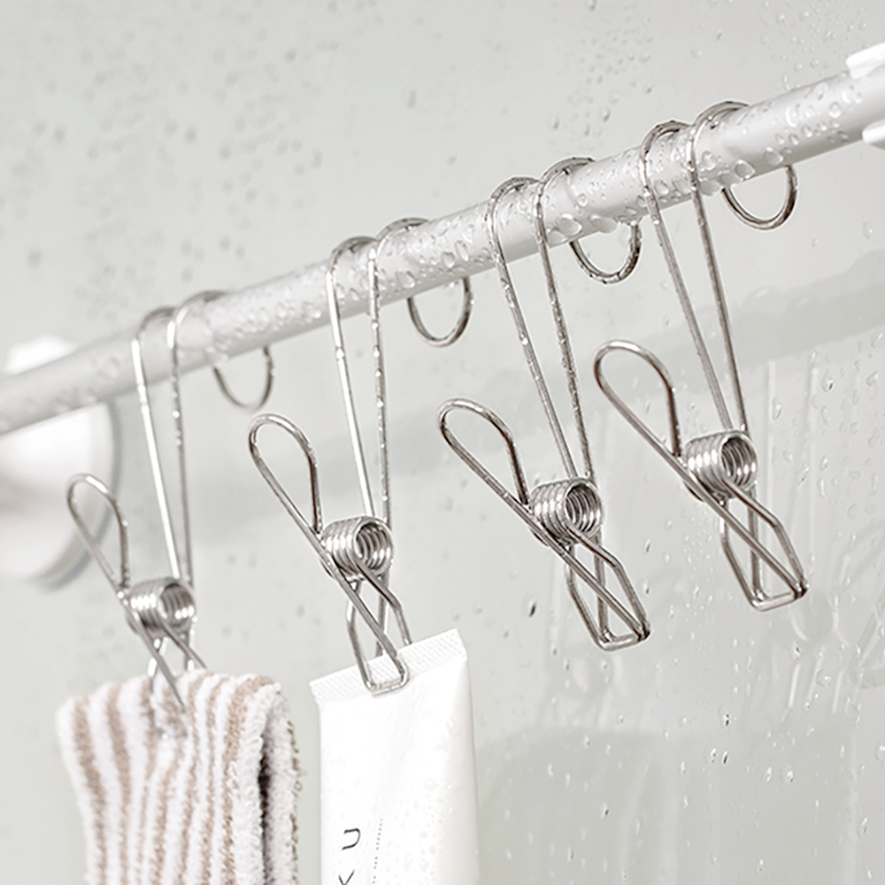 코드86 강력튼튼 다용도 걸이 스텐 걸이형 집게