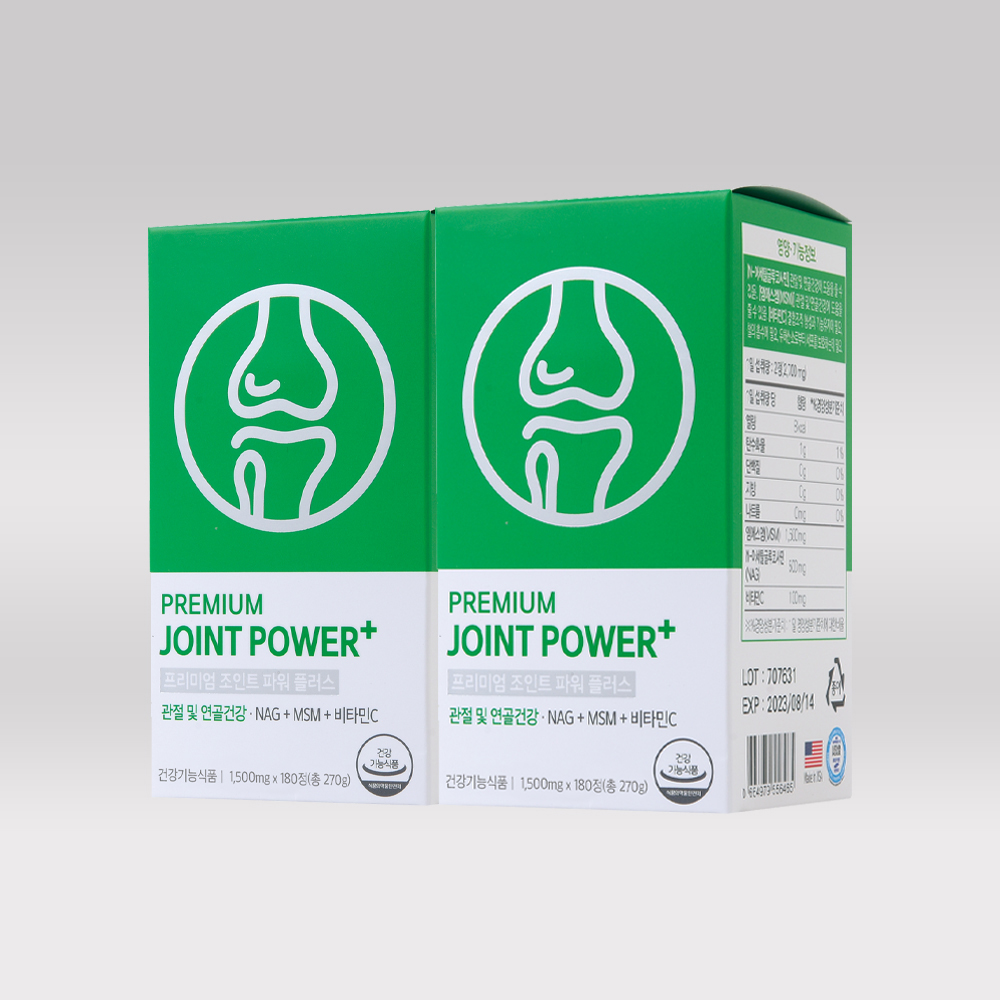 네오웰스 조인트파워 무릎 손가락 관절 연골 건강에좋은 NAG+MSM / 약 6개월분