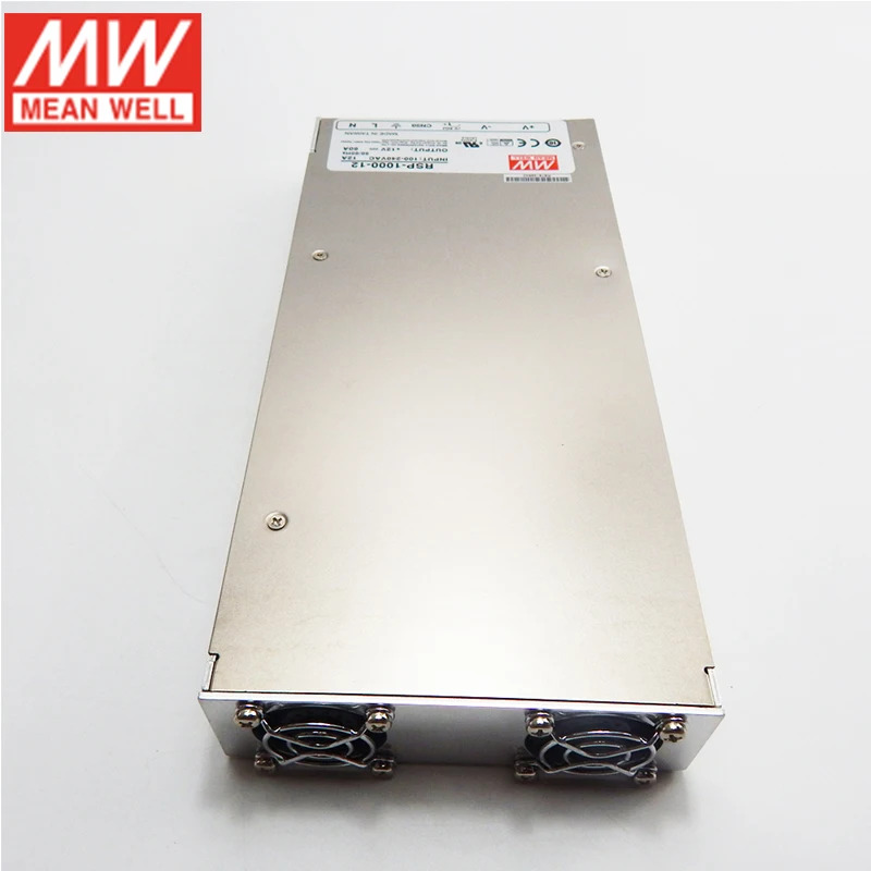 RSP-1000-12 MEAN WELL 스위칭 전원공급장치 110V/220V AC 12V DC 60A 720W 변압기 프로그래밍 가능전원공급장치 병렬로