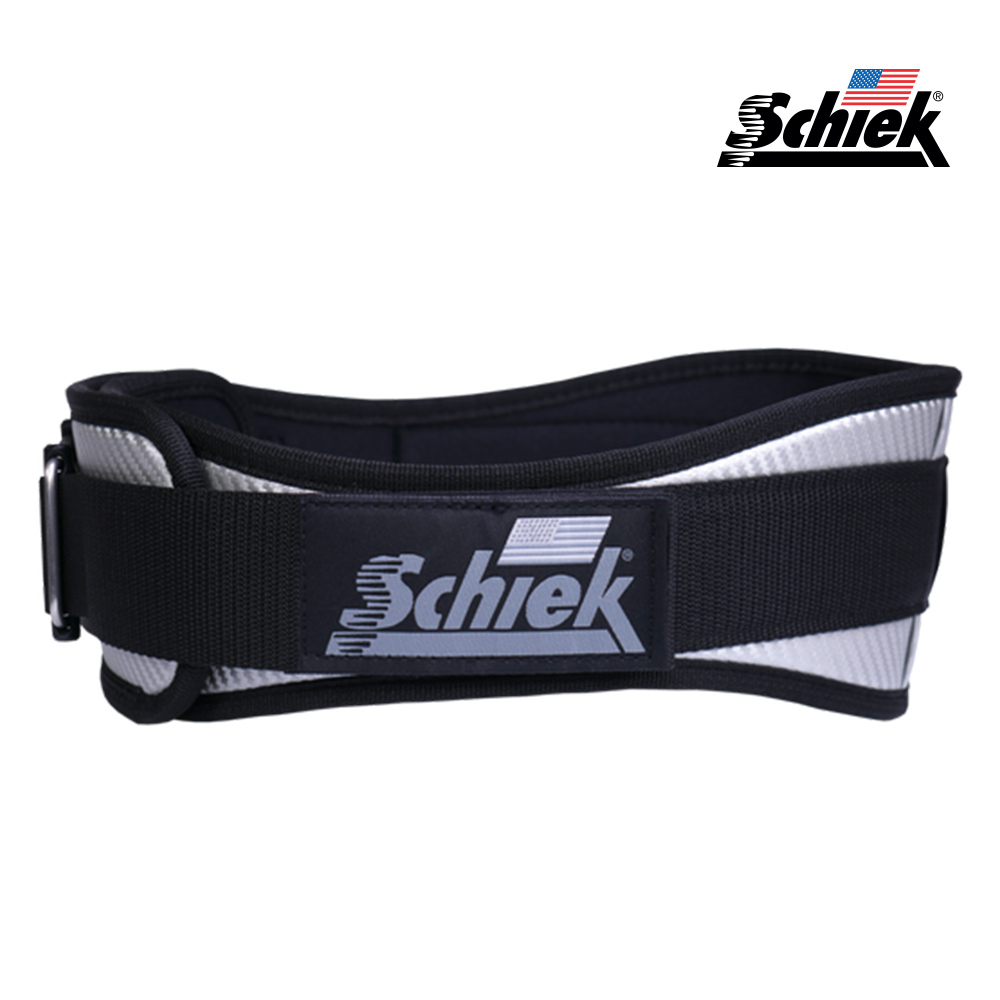 SCHIEK CF3004 실버 카본 헬스 벨트 리프팅 복압 크로스핏 웨이트 운동 시크 쉬크 - 상세 이미지 3