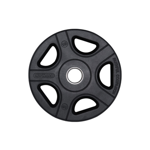 포츈블랙 원판 중량 바벨 5홀 20kg, 1개 이미지 7