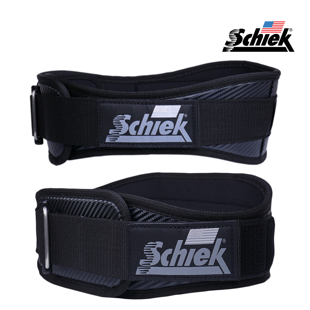 SCHIEK CF3004 블랙 카본 헬스 벨트 리프팅 복압 크로스핏 웨이트 운동 시크 쉬크 - 상세 이미지 4