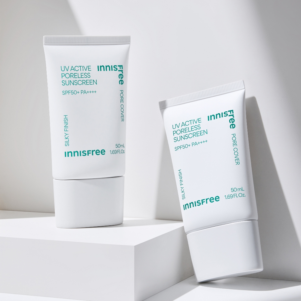 [더블구성] 이니스프리 유브이 액티브 포어리스 선스크린 SPF50+ PA4+ 50ml, 2개