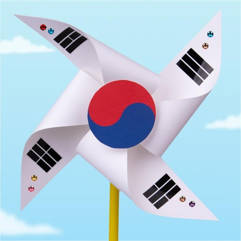 종이 태극기 바람개비 만들기 4인 어린이집 유치원 삼일절 교재 수업재료 미술활동 : 쇼핑 버스