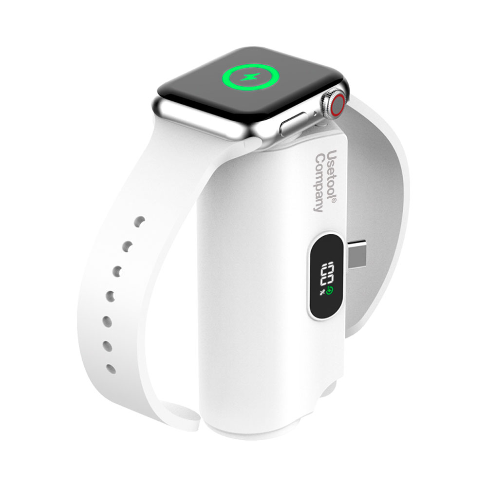 유즈툴 고속충전 보조배터리 스마트 아이폰 애플 갤럭시 워치 미니 도킹형 일체형 여행용 휴대용