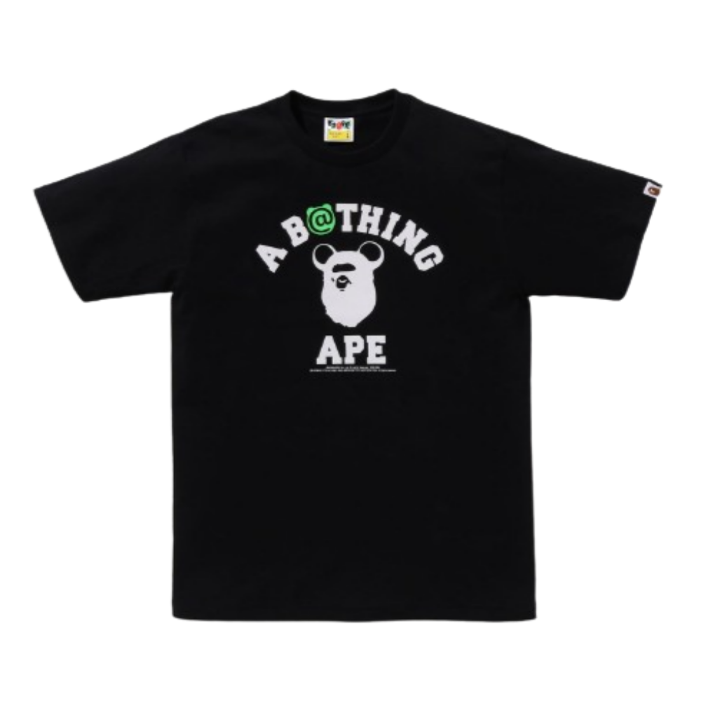 베이프 X MEDICOM TOY 반팔티 BEAR COLLEGE 1K73-110-907 - 메인 이미지