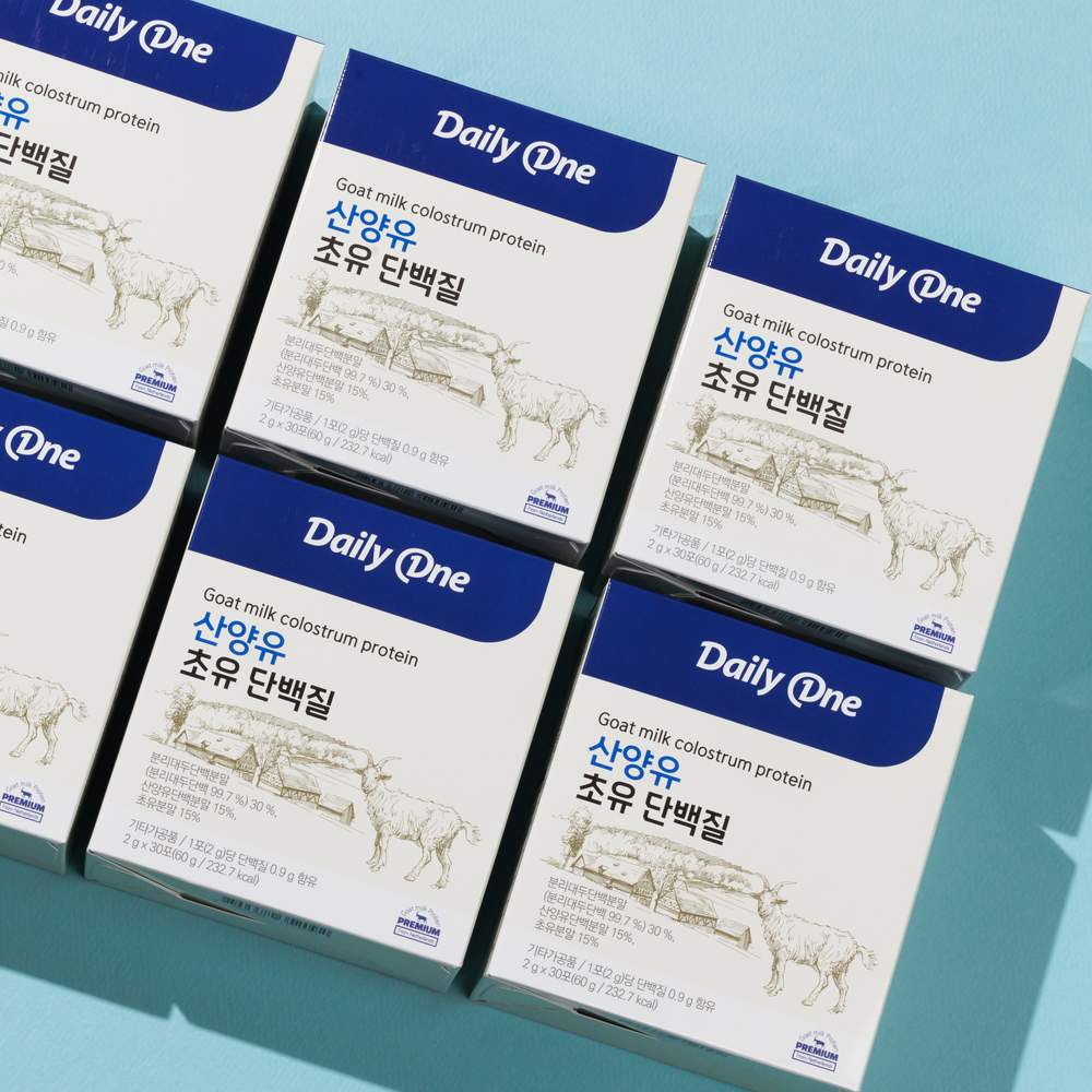 데일리원 산양유 초유 단백질 프로틴 분말 스틱 네덜란드 단백 파우더 30포, 1개 - 상세 이미지 5
