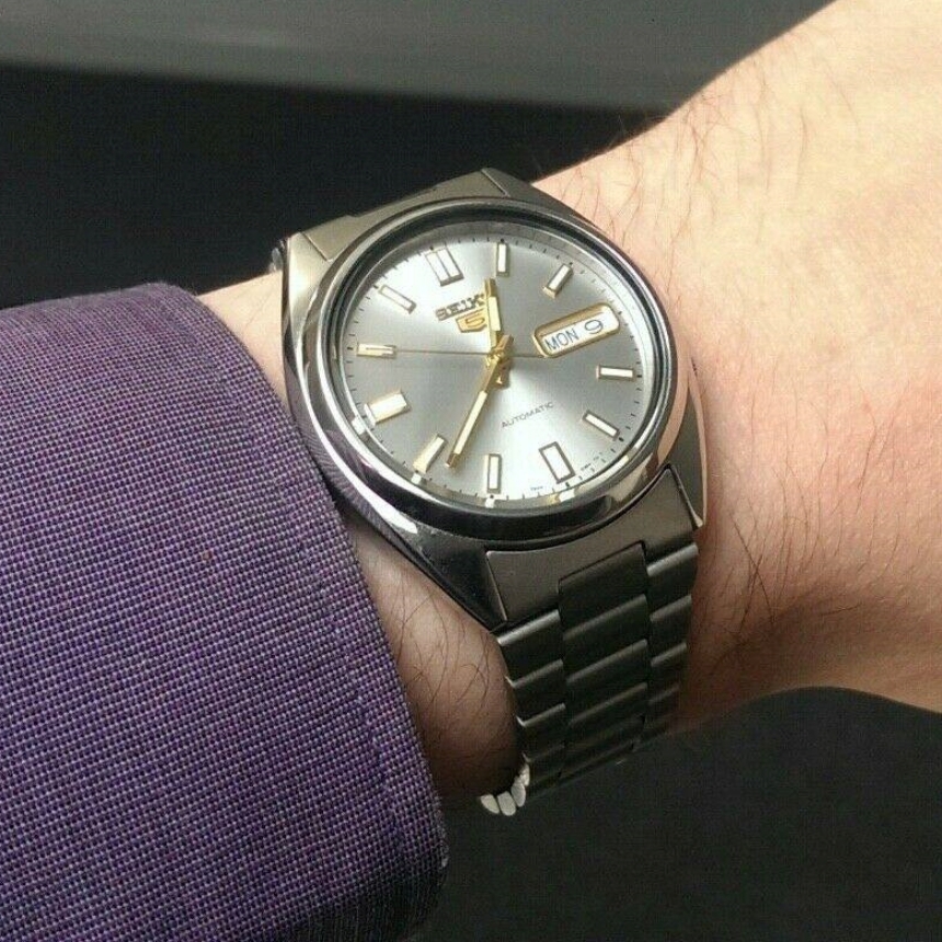 세이코 SEIKO 오토매틱 그레이 빈티지 남성 손목 시계 SNXS75 - 상세 이미지 4