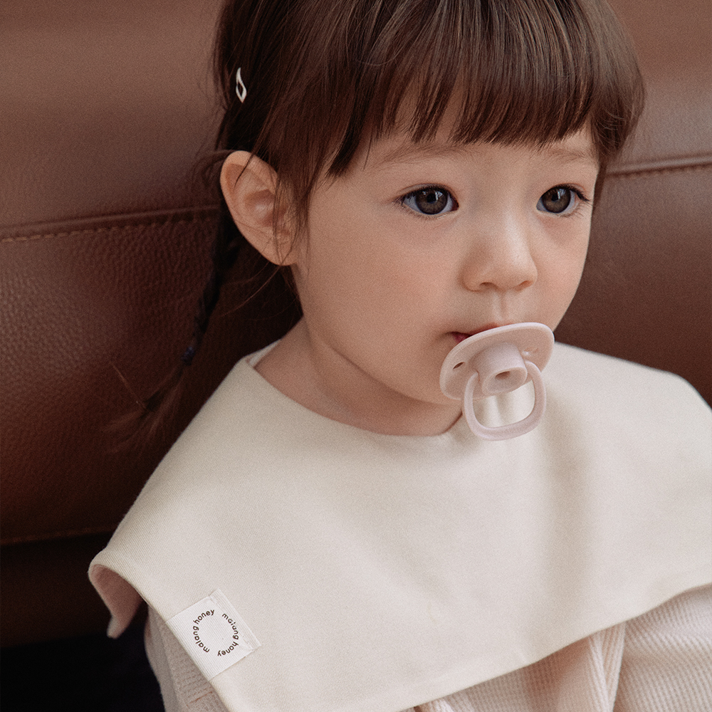 6+1 말랑하니 양면롤링 아기 턱받이 신생아 침받이 이유식