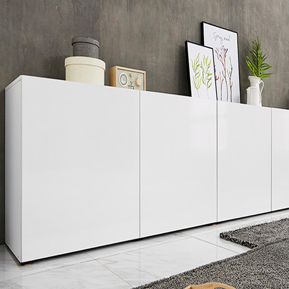 거실틈새옷수납장 모듈베란다다용도폭좁은 로봇청소기장 미니캐비넷400 800슬림화이트 이편한홈