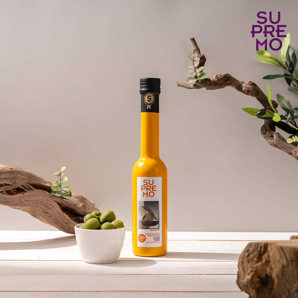수프리모 엑스트라버진 올리브오일 250ml 3종 선물세트, 그린 쇼핑백 동봉 - 상세 이미지 5