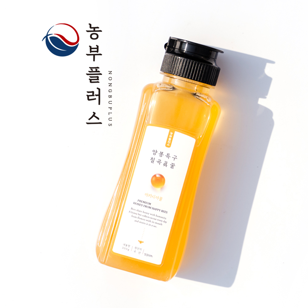 꿀 국산 아카시아꿀 300g 토종꿀 농부플러스