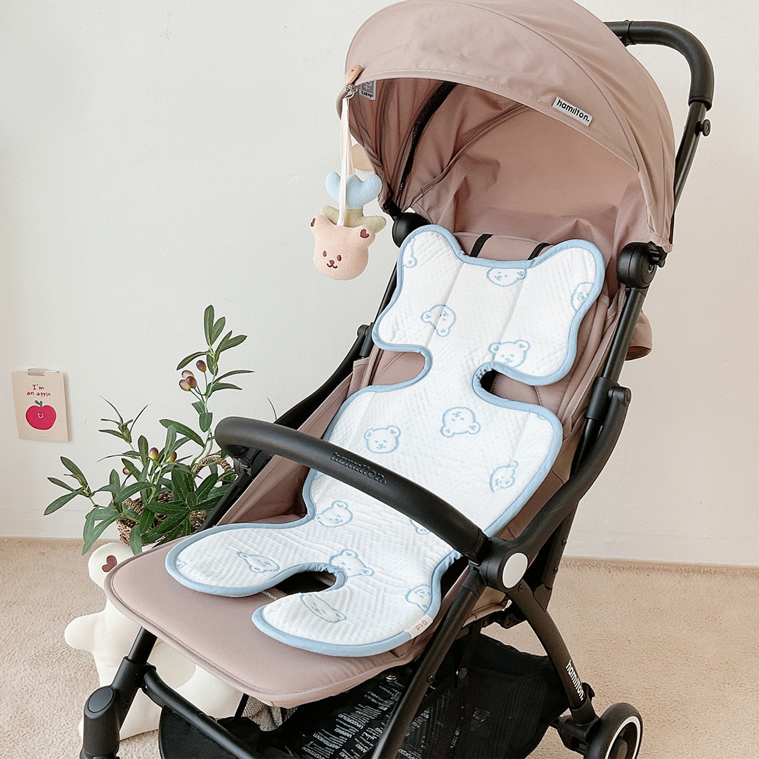 듀라론 유모차 라이너 쿨링 신생아 쿨시트 유모카 여름 통풍 카시트겸용 돗람이브라운