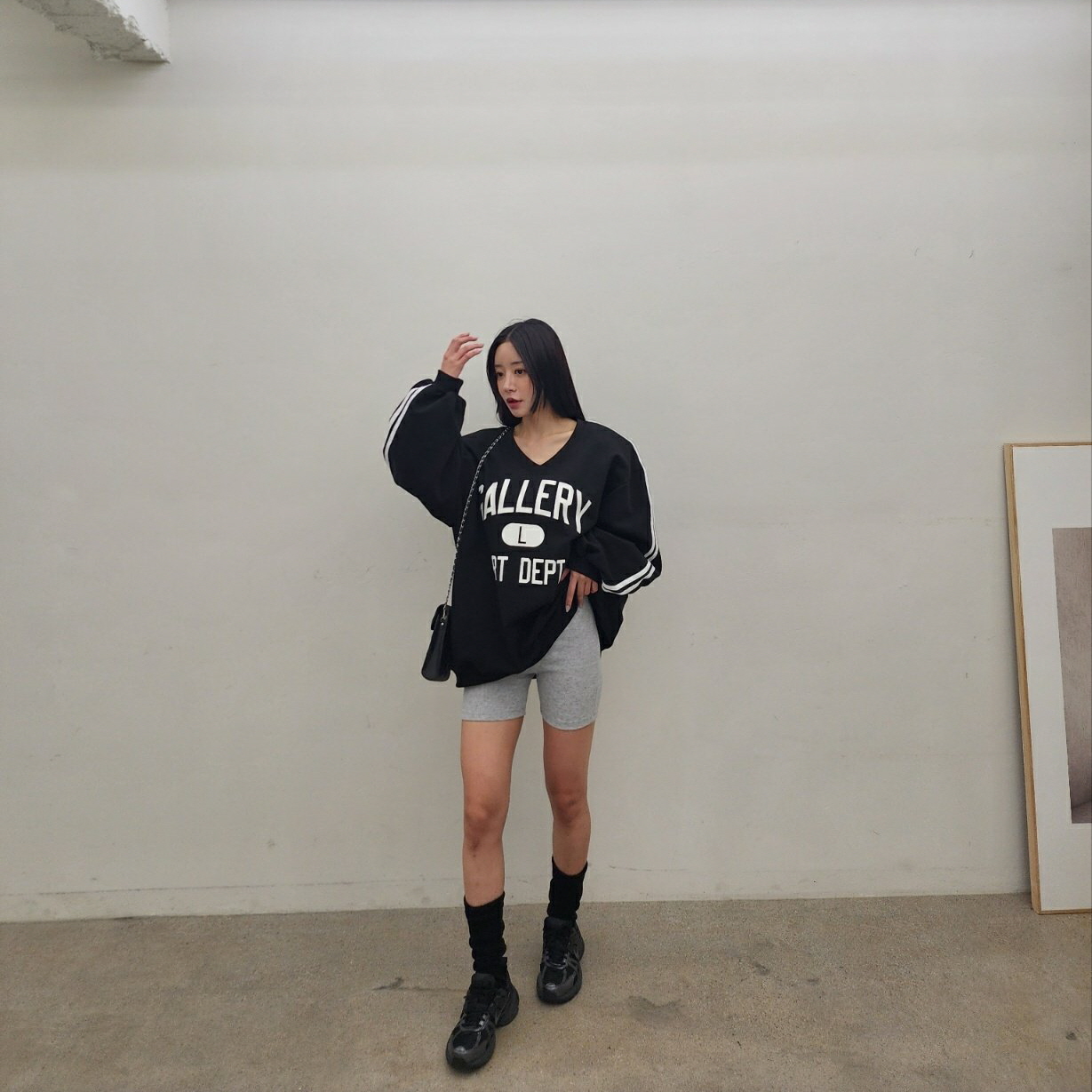 데일리 숏 골지레깅스 상세 이미지 14