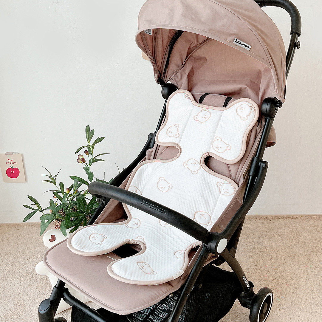 듀라론 유모차 라이너 쿨링 신생아 쿨시트 유모카 여름 통풍 카시트겸용 돗람이브라운