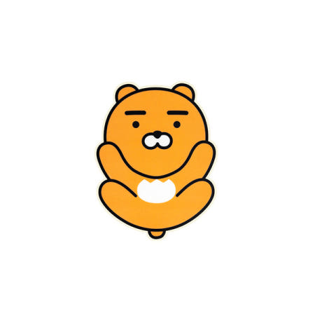 [(주)아이콘스]카카오프렌즈 형태 마우스패드 라이언