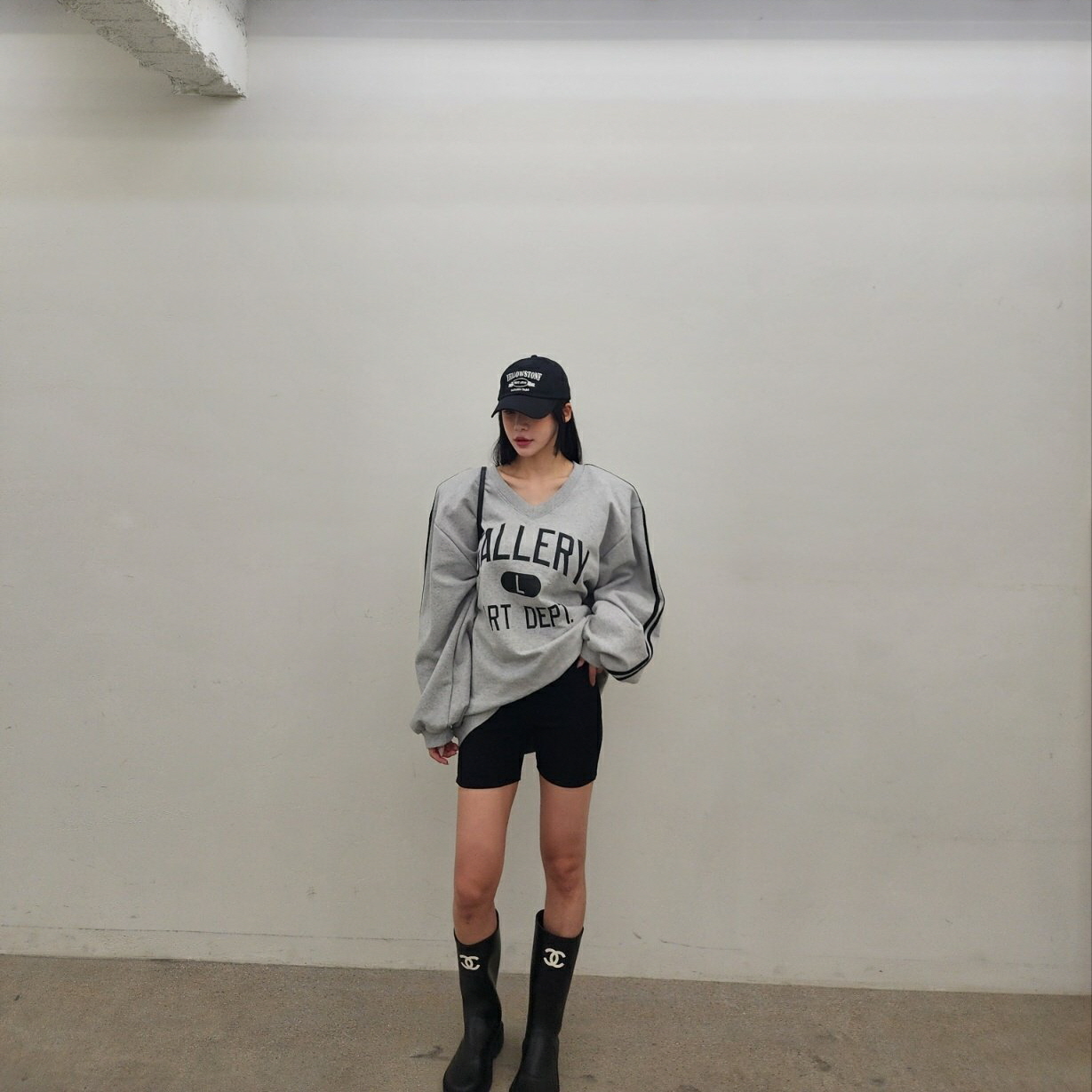 데일리 숏 골지레깅스 상세 이미지 11