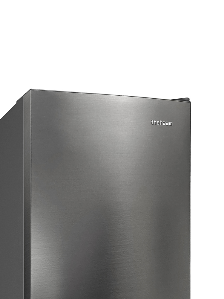 더함 소형 미니 냉장고 원룸 사무실 신혼 냉장고 117L 메탈 실버