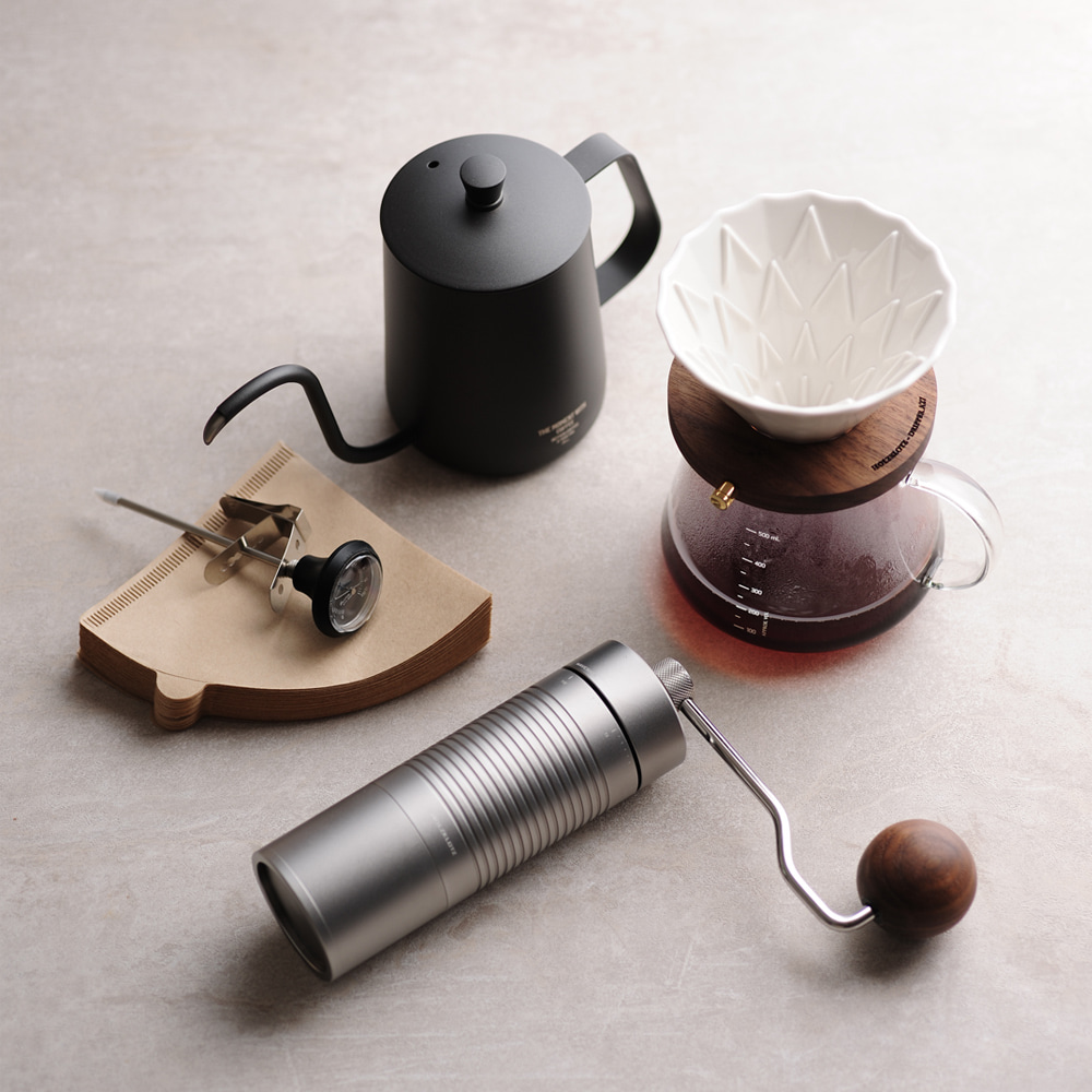 홀츠클로츠 A27드리퍼 매버릭 커피그라인더 핸드드립세트 도자기드리퍼 커피추출기