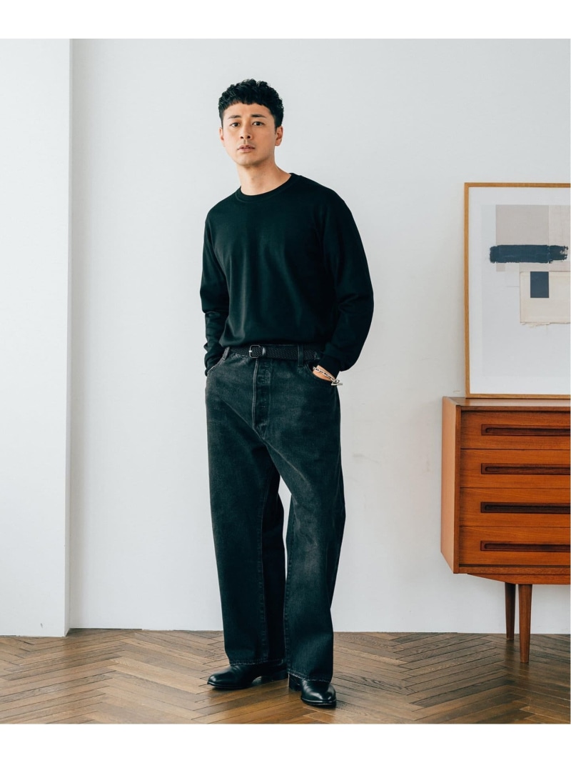 리바이스 Levi`s x 417 에디피스 30th 빅 501 데님 팬츠 청바지 L26 블랙 - 상세 이미지 2
