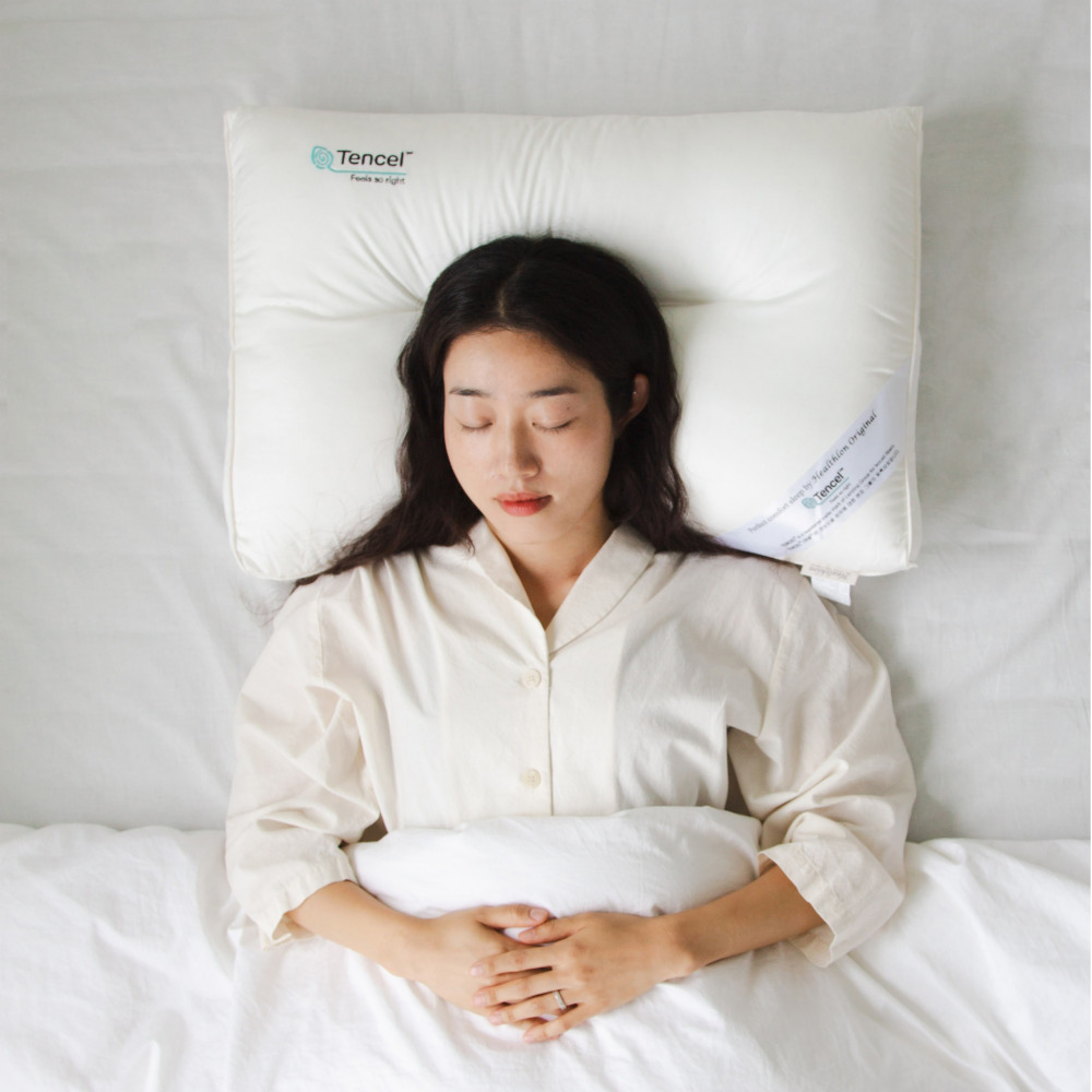 어깨와 목이 편한 친환경 텐셀 경추 베개솜 국산 통세탁가능 모든요일의방 40x60cm, 1개