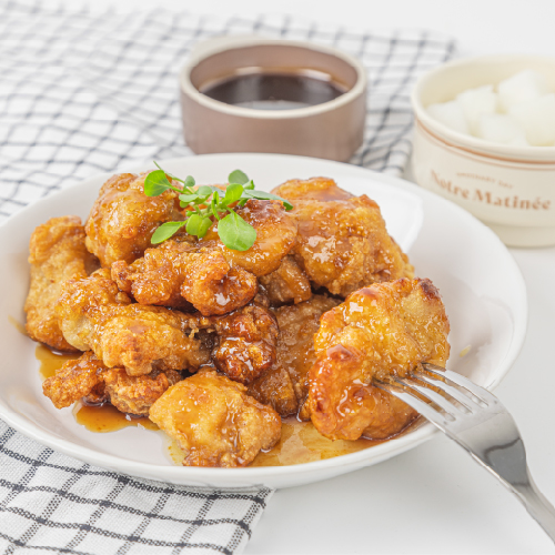 [1+1] 상신 허니킹 순살치킨 350g 특제허니소스 빠삭한식감 에어프라이어 냉동간편식 - 상세 이미지 2