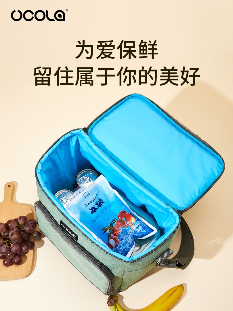 일회용보냉백 손잡이 보냉가방 은박 보냉파우치 캠핑 미니 보냉팩 보냉백 보온백 - 상세 이미지 2