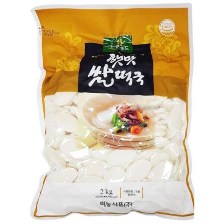 미농식품 햇맛 쌀떡국 2KG : 아이핫