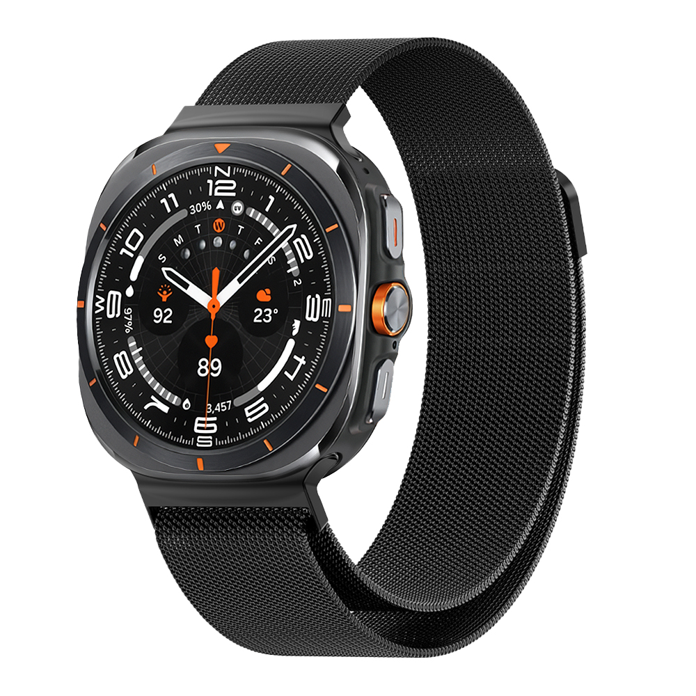 커브형 갤럭시워치 울트라 스트랩 밀레니즈 메탈 루프 밴드 시계줄 - 상세 이미지 3