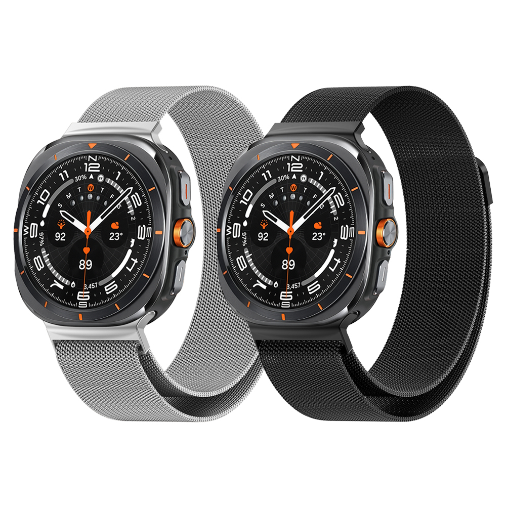 커브형 갤럭시워치 울트라 스트랩 밀레니즈 메탈 루프 밴드 시계줄 - 상세 이미지 4