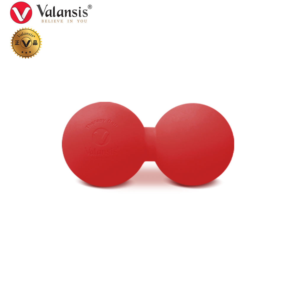 밸런시스 마사지볼 땅콩형 레드 홈트레이닝 이미지 3