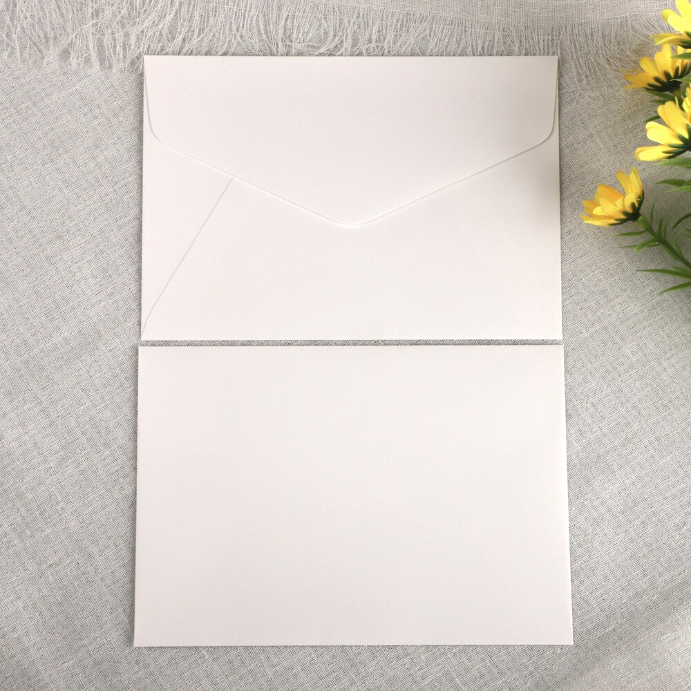[자체 제작] 165x115mm 사각 청첩장 초대장 웨딩 축하 엽서 감사 봉투 50p 이미지 4