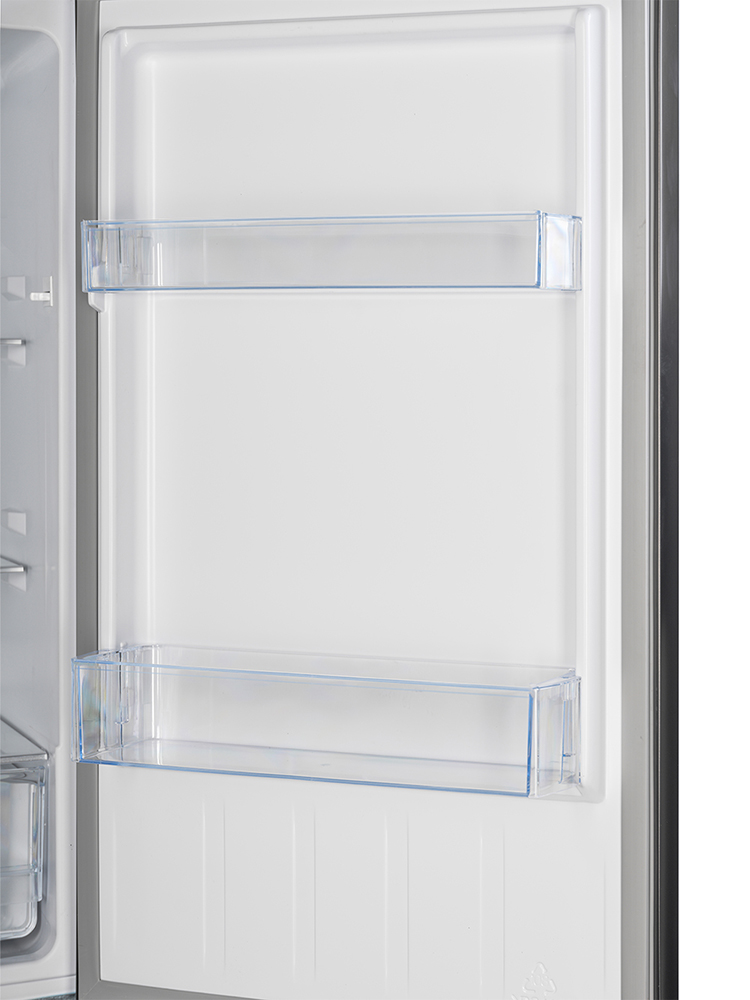 더함 소형 미니 냉장고 사무실 신혼 원룸 2도어 냉장고 205L 메탈실버 방문설치