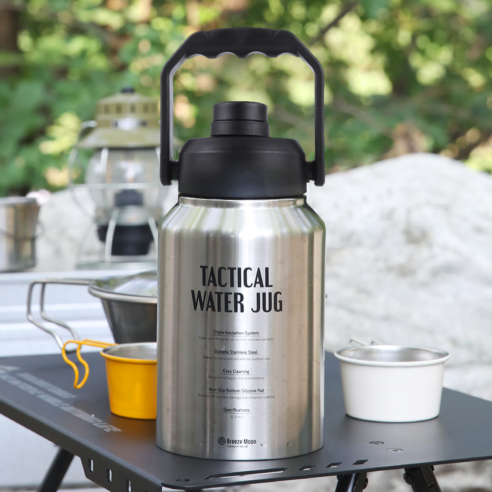 브리즈문 스텐 워터저그 캠핑 물통 2L