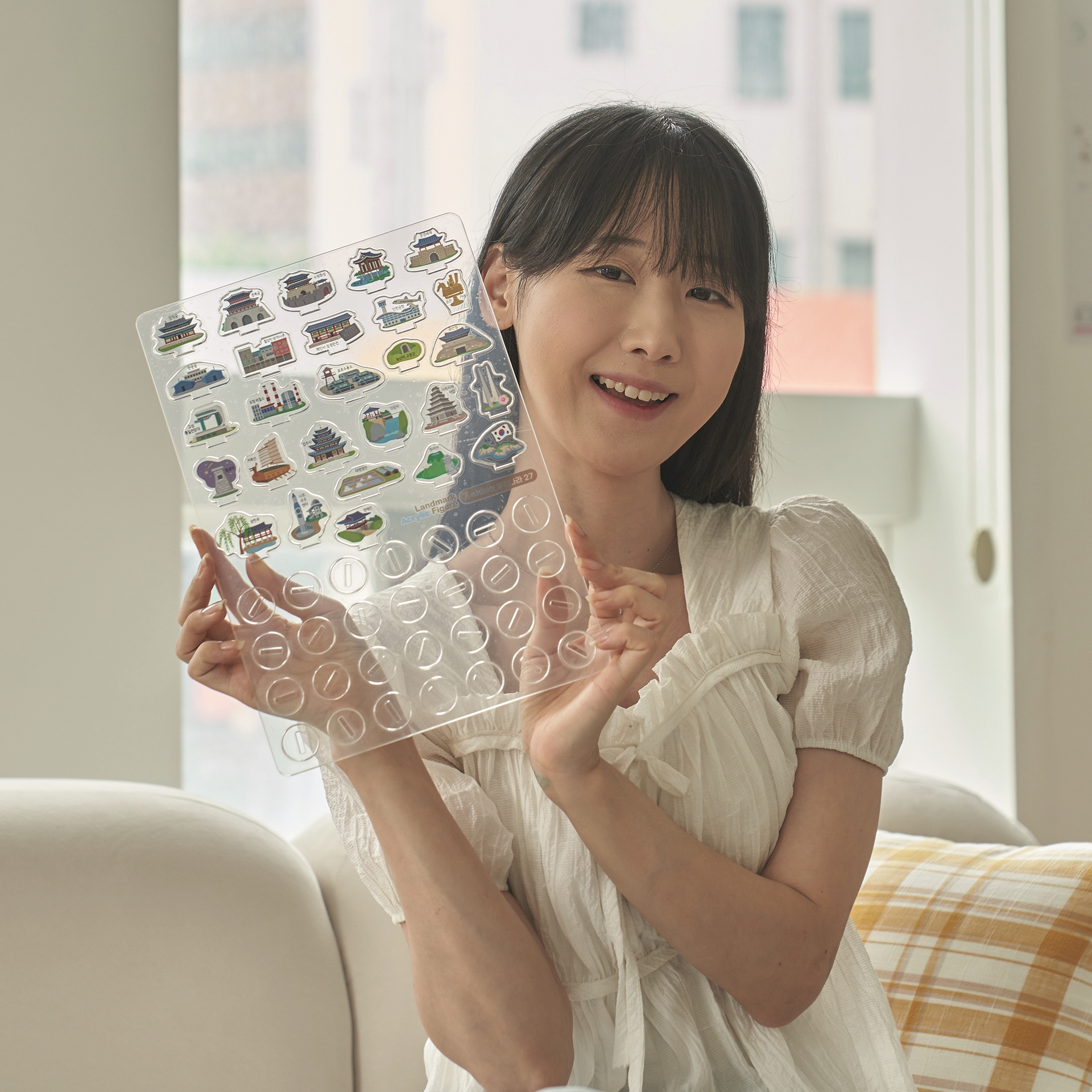 에이든 랜드마크 아크릴 피규어 - 세계 건축물 에펠탑 창덕궁 피라미드 이미지 7