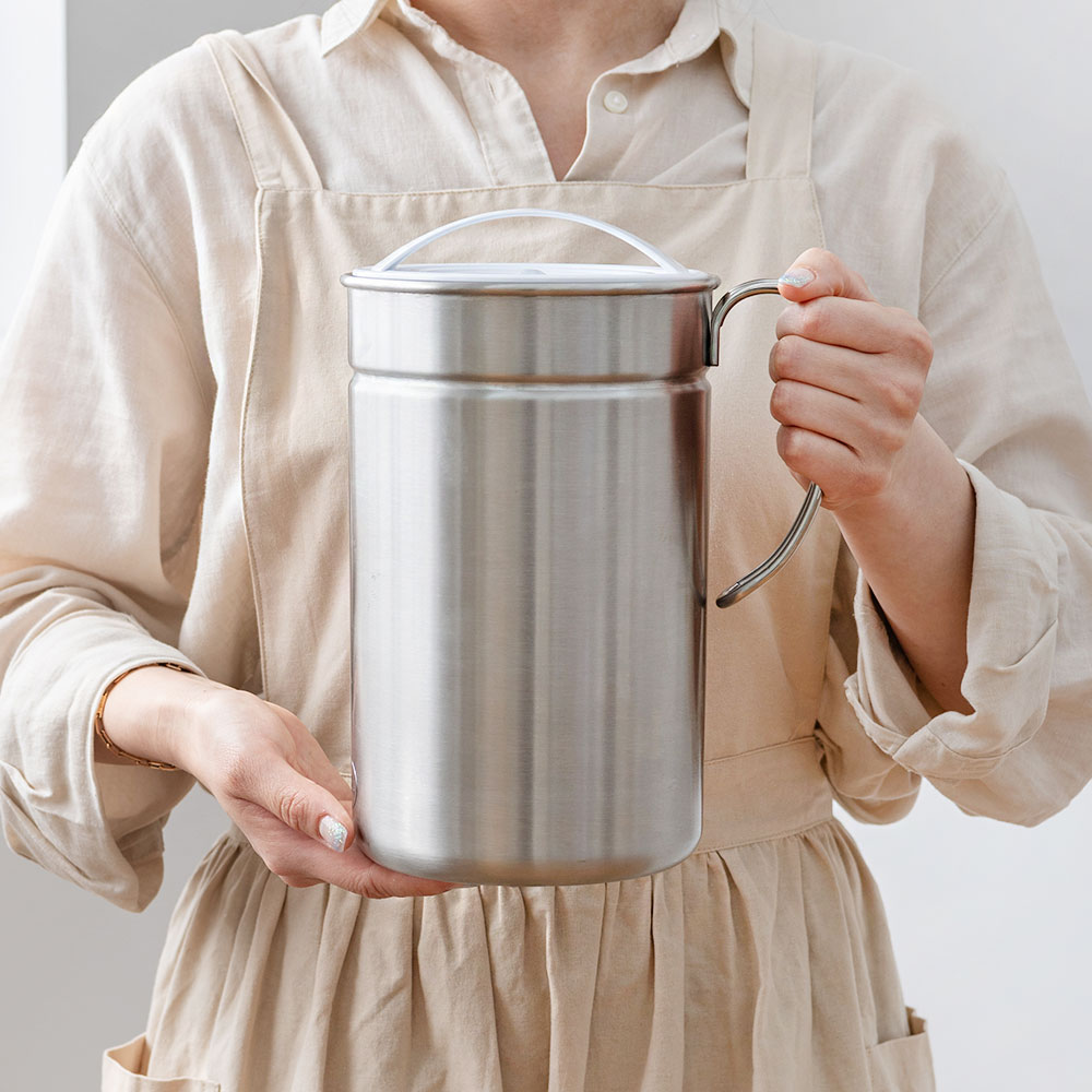 파리지앵 스텐 진공 음식물쓰레기통 음쓰통 음식물수거통