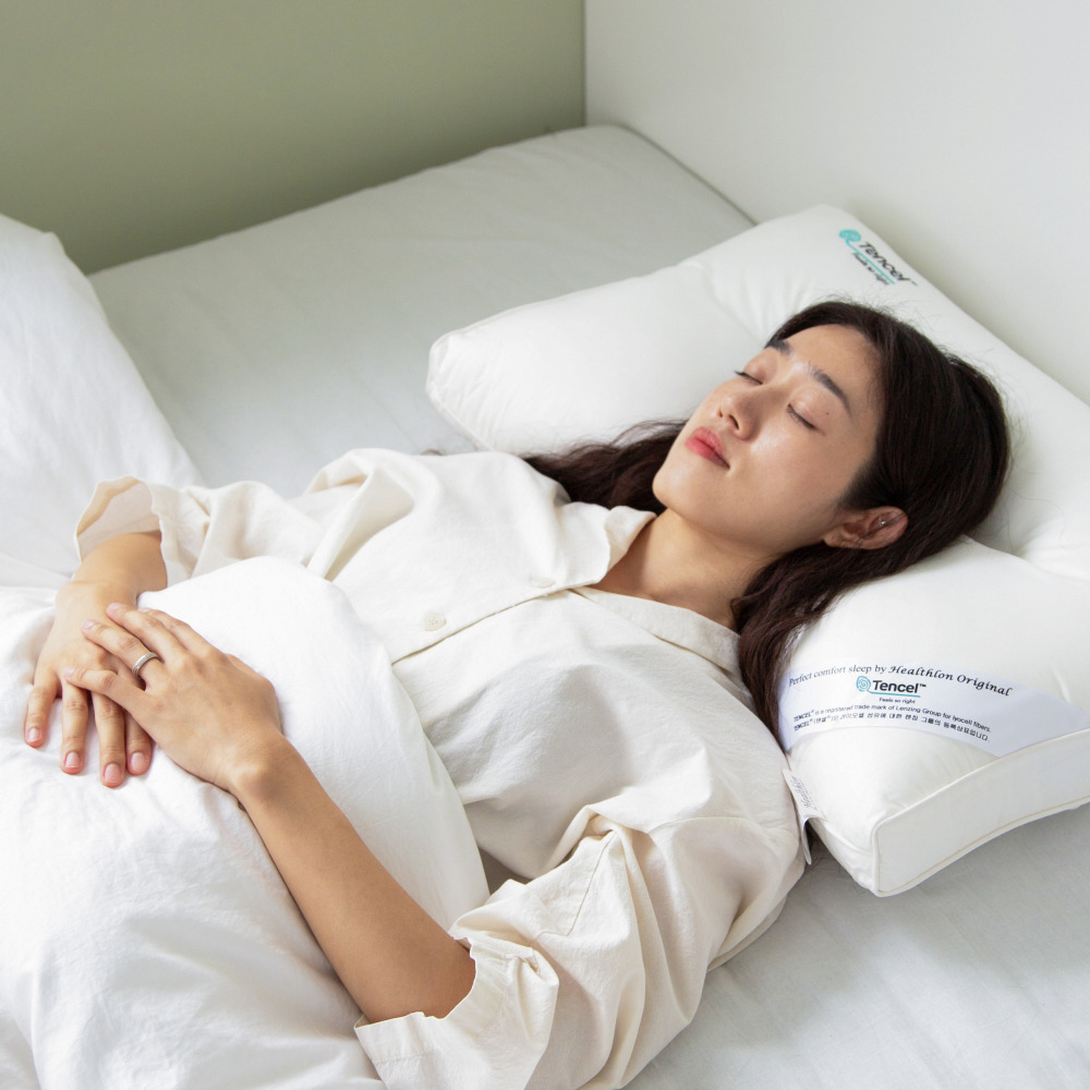 어깨와 목이 편한 텐셀 경추 베개솜 국산 세탁가능 모든요일의방 40x60cm, 1개