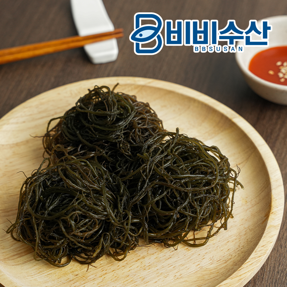 염장다시마 1kg 2팩 미역줄기 꼬시래기 미역 해초샐러드 - 상세 이미지 3