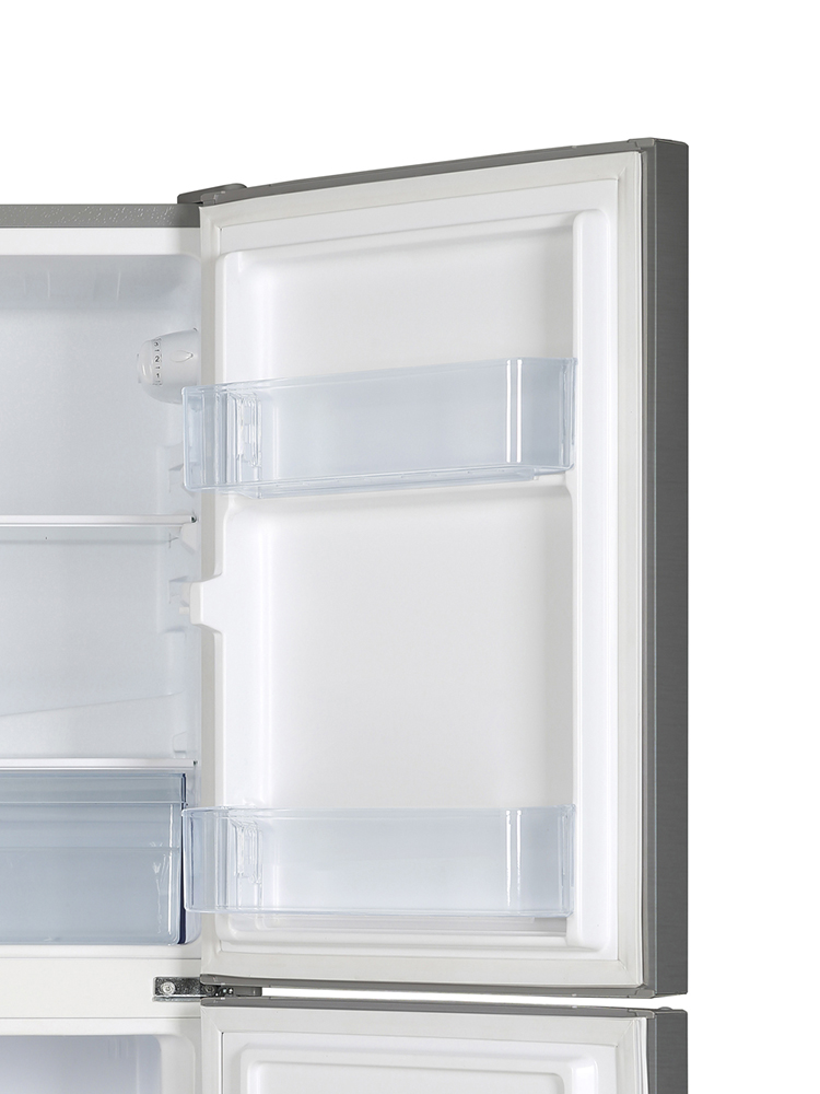 더함 소형 미니 냉장고 원룸 사무실 신혼 냉장고 117L 메탈 실버