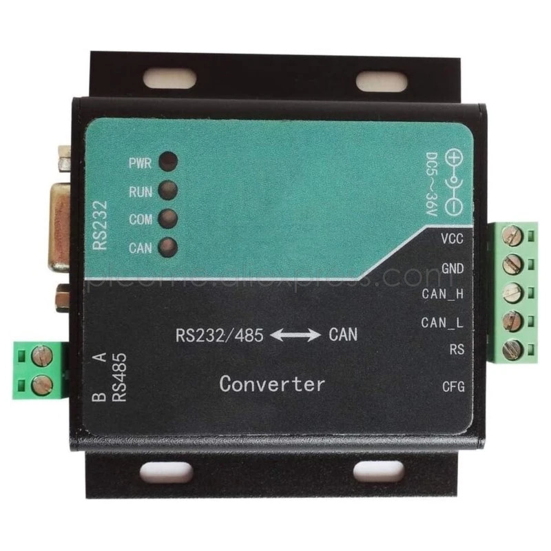 산업등급 RS485 RS232 to CAN 직렬 변환기 투명 변속기 Modbus RTU