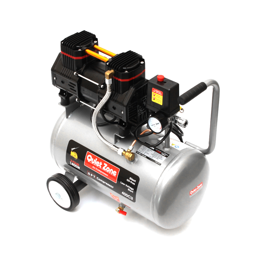 콰이어트존 콤프레샤 2200W 스틸 에어콤프레샤 컴프레셔 700CU 이미지 3