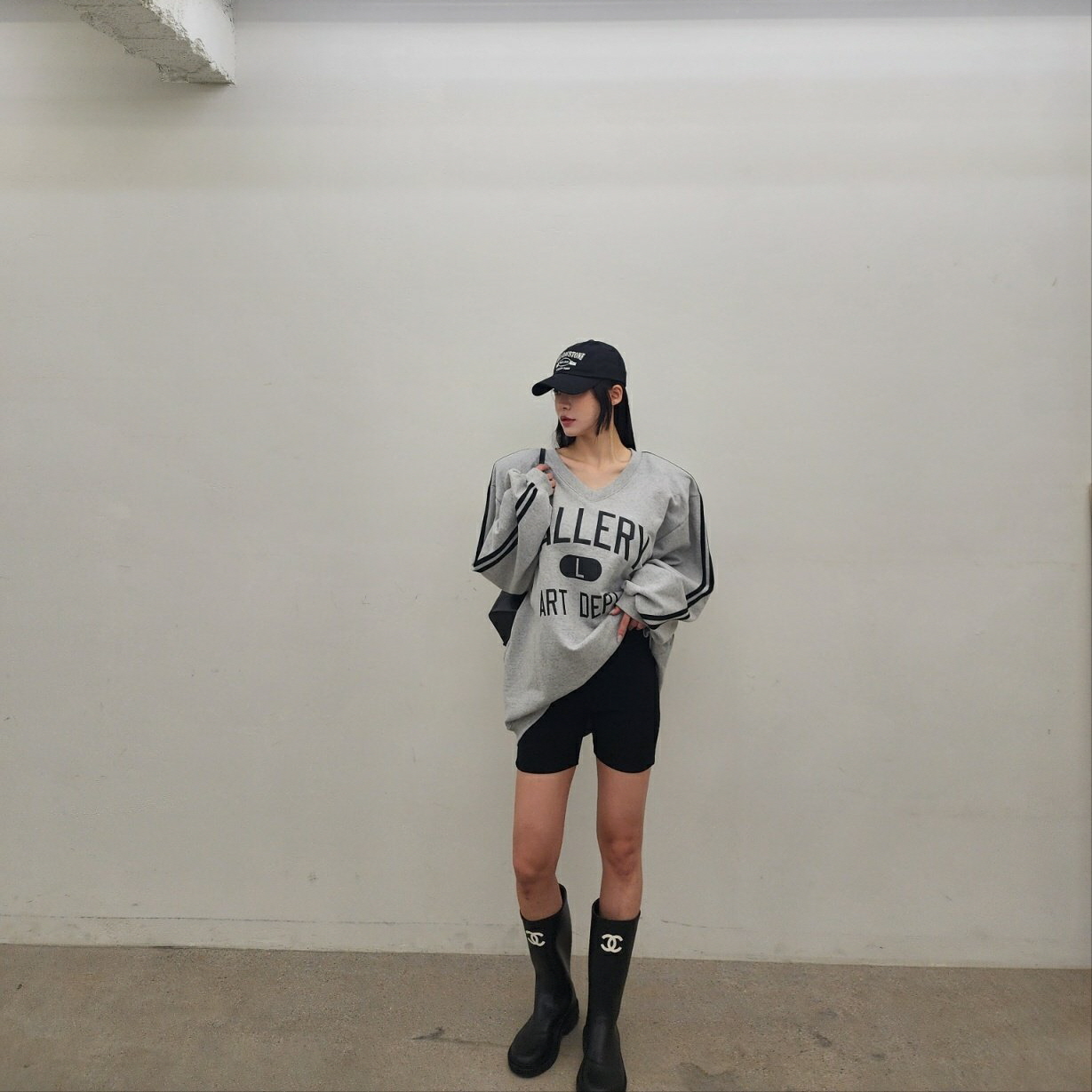 데일리 숏 골지레깅스 상세 이미지 8