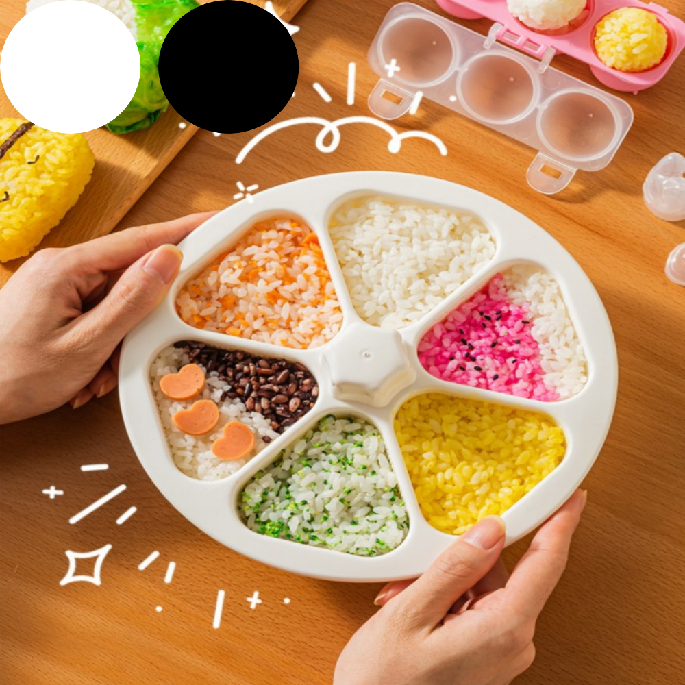 삼각김밥틀 주먹밥틀 6구 만들기 - 메인 이미지