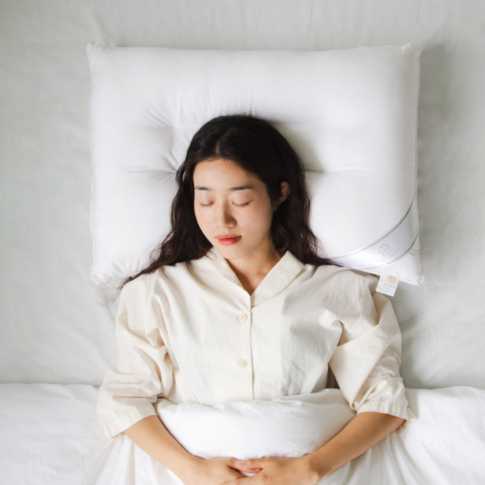 알러지케어 항균 어깨와 목이 편한 국내산 마이크로화이버 경추 베개솜 40x60cm, 1개