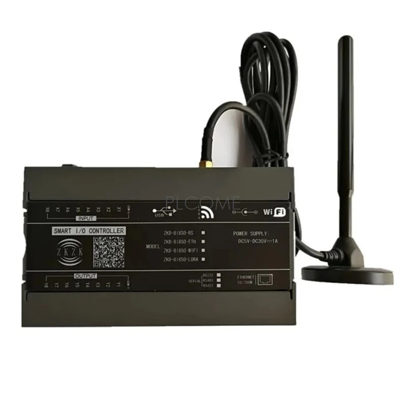 스마트 IO 컨트롤러 절연 8 LoRa 또는 WiFi 무선 전송 모듈 원격 제어 데이터 수집 NPN PNP P2P