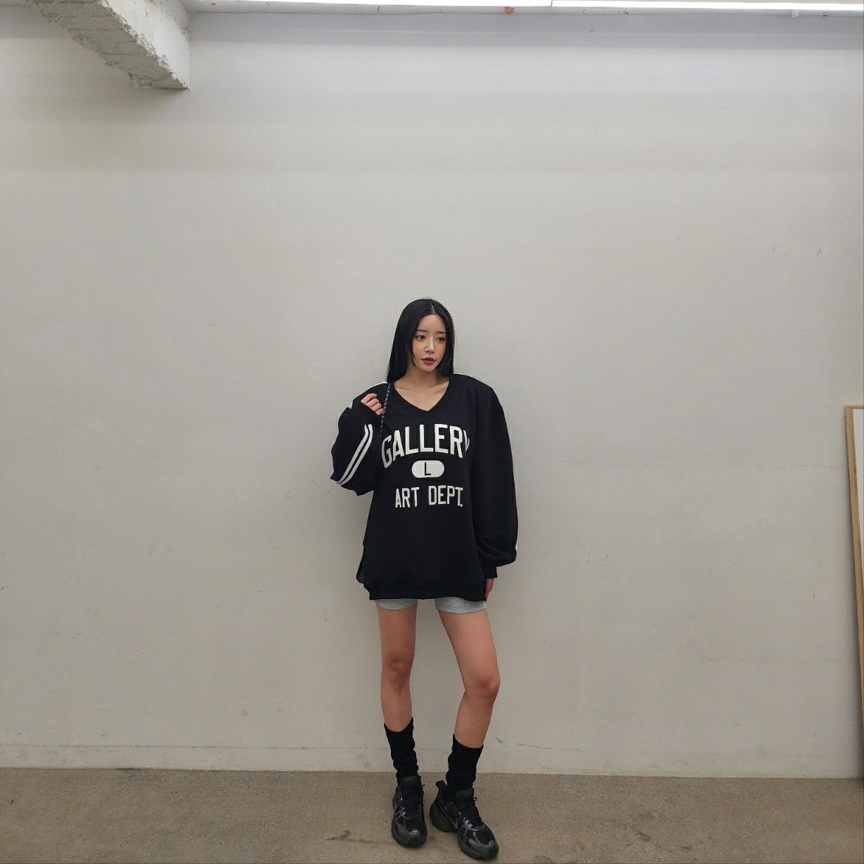 데일리 숏 골지레깅스 상세 이미지 16